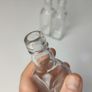 225 - Set of 3 Vintage Cork Distilleries Company Clear Glass Decorative Collectible Whiskey Vodka Bottles Image 3