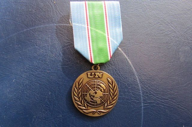 Lebanon UN medal.Awarded to Irish soldiers.