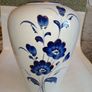 Vintage Ceramic Hand Painted Oriental Vase Image 2