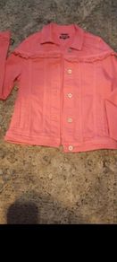 Tommy hilfiger pink denim jacket