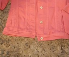 Tommy hilfiger pink denim jacket