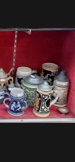 German beer steins