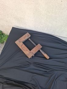 Vintage wood clamp tool postage possible