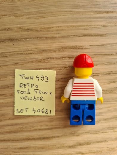 lego twn493 retro food truck vendor, set 40681