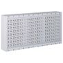 Wall Mounted Tool Cabinet Industrial Style Metal Grey and Black Image 5
