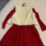 Girls Dress & Gilet Age: 5-6 Image 4