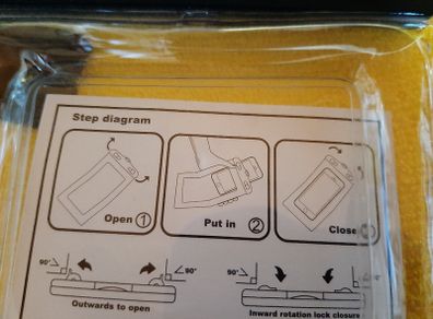 New phone bag in wrapping