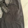 BNWT Ladies Black Limen Mix Belted Trousers 10 Image 5