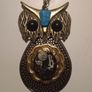 Steampunk owl pendant Image 2