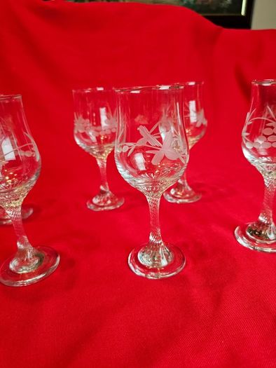 Set of 6 Penrose Glass Waterford Glasses - Irish Hand-Cut Crystal in Original Box
