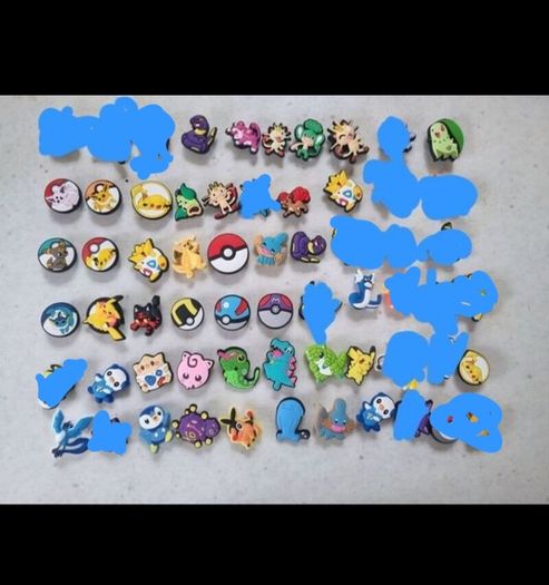 Pokemon Shoe Charms