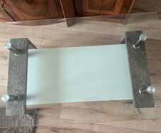 Two tier Glass table in great condition.