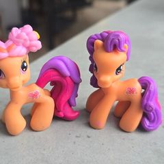 2 x Ponyville 2inch Figures MLP G3.5 My Little Pony 2008