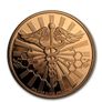 1 oz Copper .999 bullion Round  coin - The Big Leaf Image 2
