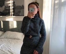 Hobbs Knitted Dress Size Uk 10