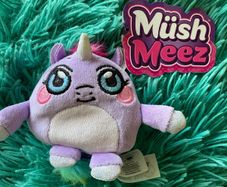 Mush Meez Purple Unicorn Plush