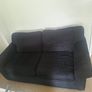 black 2 seater sofa bed Image 2