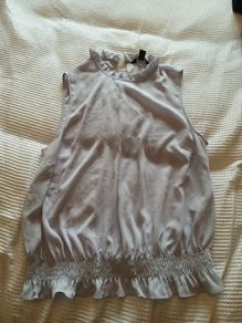 Grey Sleeveless Top