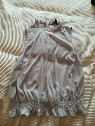 Grey Sleeveless Top