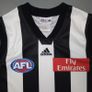 Collingwood (S) Aussie Rules Shirt Jersey AFL Oz Australian adidas Vest Guernsey Vintage Retro Small Magpies Image 2