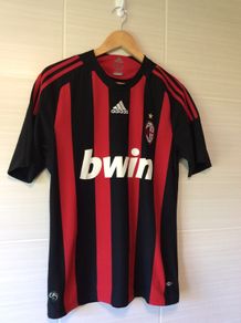 AC MIlan Jersey. Season 2008/2009. Official Adidas Home Jersey. Authentic Original From 2008. Not A Modern Day Remake.