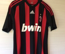 AC MIlan Jersey. Season 2008/2009. Official Adidas Home Jersey. Authentic Original From 2008. Not A Modern Day Remake.