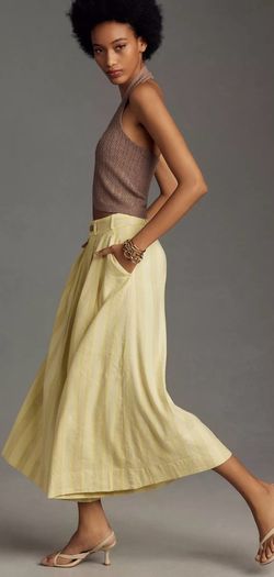 Maeve Striped Volume Culottes