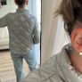 MANGO water repellent silver puffer jacket S Image 4