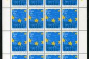 2007 Ireland 50th Anniversary of the Treaty of Rome Commemorative Stamp Sheetlet Plate 1B1B1B1B Mint Never Hinged (MNH)