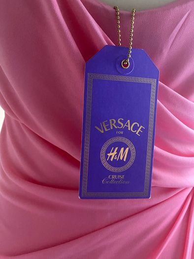 Versace For H & M Cruise Collection Dress Size Uk10 Nwt