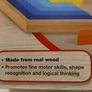 Playtive Wooden Rainbow Puzzle New In Box Image 6