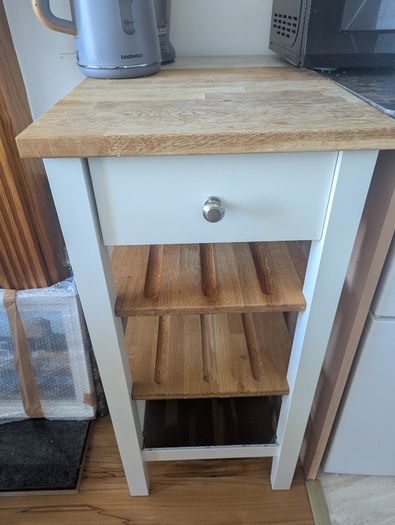 Ikea Stenstorp Kitchen trolly in White/Oak