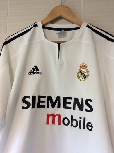 Real Madrid Jersey. Official Adidas Mens Home Jersey Season 2003-2004. Original From The Time. Not A Modern Day Remake.
