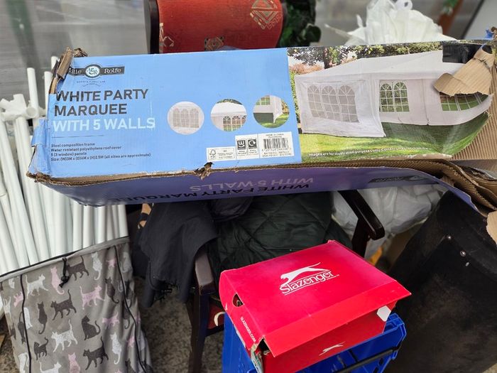 White Party Marquee 3m x 6m Used Once