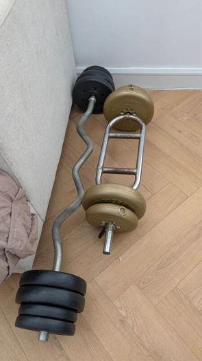 Home Gym Equipment  HIT Fitness Dumbbells, Olympic Bars, Plates & Bench
