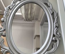 Baroque Mirror Silver