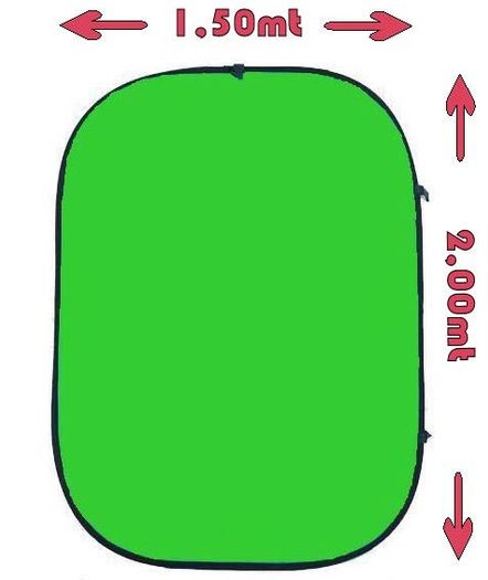 30512 150x200cm Green Blue Collapsible Light Ellipse Background