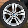BMW 17 Alloys / Wheels Original OEM 392 style , sport line + tyres Image 4