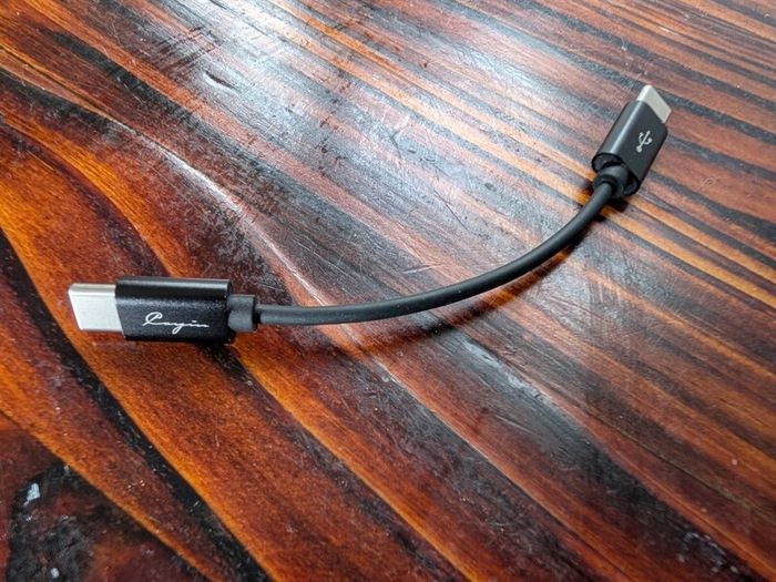 Genuine Cayin USB-C to USB-C OTG Audio Cable - As New