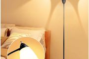 3-Light Floor Lamp, Modern LED Standing Floor Lights with E27 Bulbs Base, Adjustable Reading Light for Bedroom, Living Room, Library, Office, Matt Black (FREE POSTAGE)