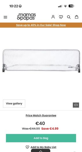 2 Safety 1st Bed Rails