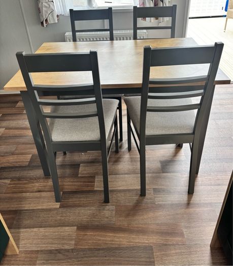 tables and chairs