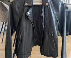 Abercrombie and Fitch leather girl jacket  age 13-14