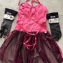 Fancy Dress/ Halloween Pink Apron with rubber gloves. Brand New Image 3