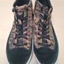 womens CLARKS ACELEY ZIP HI TOP SUEDE trainers runners leopard print  Size UK 8 D EU 42 converse style (AT2) Image 4