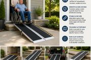 Portable Wheelchair Ramp, 7 ft 800 lbs