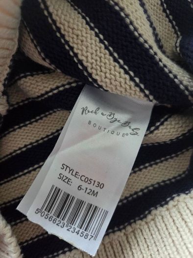 6-12m, Rockabye-Baby Boys Cardigan