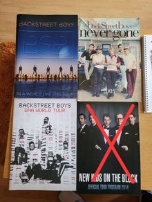 Tour programmes Backstreet Boys