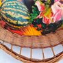 Vintage Large Round Basket Image 2