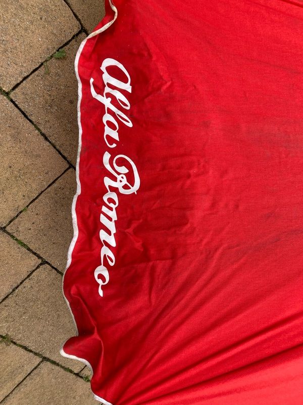 alfa romeo patio umbrella Alfa Romeo Extremely Rare Showroom Parasol 80s For Sale in Swords, Dublin  from Gartano